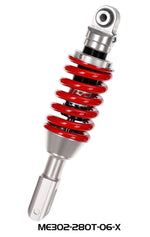 YSS Emulsion Gas Shock For Aprilia AF1 125 1988-1992 Rear - Black/Red/Silver