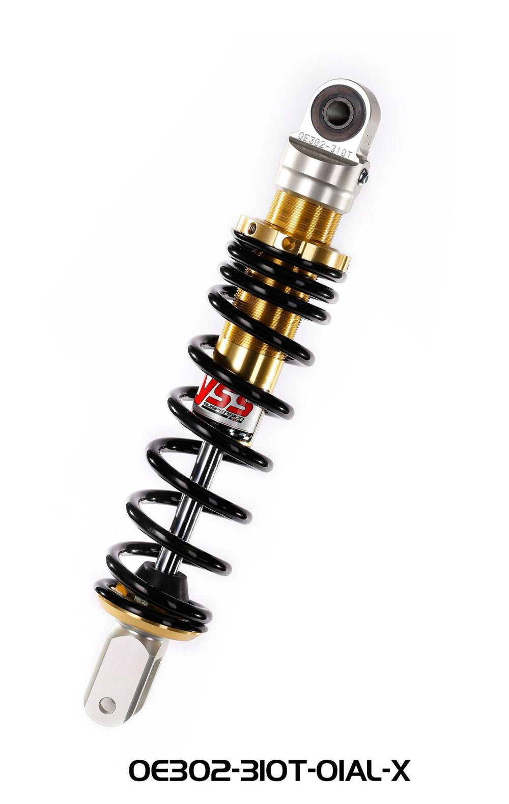 YSS Emulsion Gas Shock For Beta ARK 50 AC 1997-2014 Rear - Black/Gold