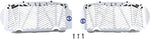 Moose Racing Billet Radiator Guards For Gas Gas EC 250 2021-2025 - Silver