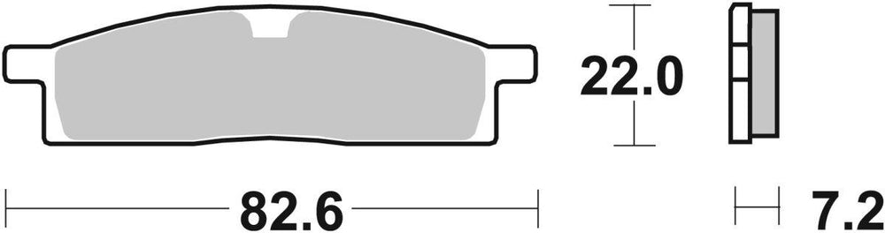 SBS RSI Sintered Brake Pads For Yamaha TTR125 LE  2023-2026