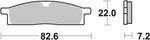 SBS RSI Sintered Brake Pads For Yamaha TTR125 LE  2023-2026