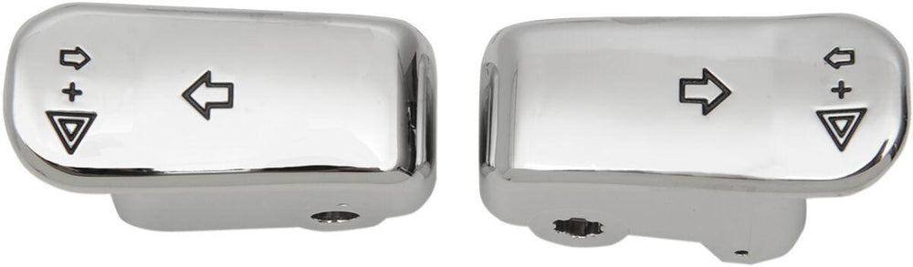 Drag Specialties Turn Signal Switch Extension For Harley Davidson FLHR 1340 1996-1998 - Chrome