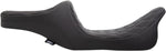 Drag Specialties Predator III 2 Up Seat For Harley Davidson FLHR 1340 1997-1998 - Black Silver