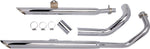 Cobra Drag Pipes Exhaust System For Yamaha XVS 650 1997-2015 - Chrome
