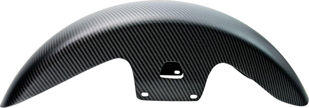 Slyfox Carbon Front Mid Length Fender For Harley Davidson FLD 1690 ABS 2014-2016 Front - Black/Carbon Fiber/Matte