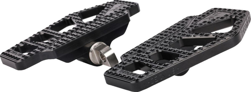 Thrashin Supply Co Apex Mini Floorboards For Harley Davidson E 1000 1936-1952 - Black