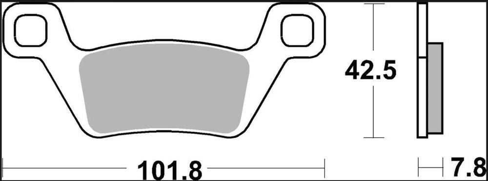 Brembo SD Prime Sintered Brake Pads For Kymco MXU 500 2X4 2009-2010 Front