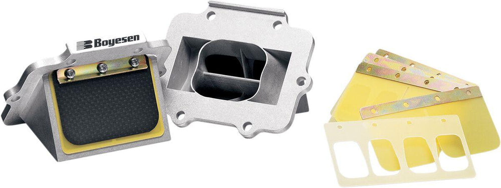 Boyesen Rad Valve Reed Cage Assembly For Kawasaki KX 65 2024 - Black/Silver