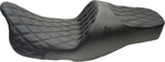 Slyfox Chariot Seat For Harley Davidson FLHX 1923 ABS 2024-2026 Black Logo/Double Diamond - Black
