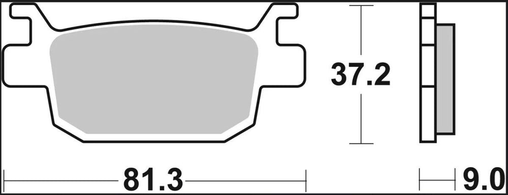 Brembo XS Prime Sintered Brake Pads For Honda ADV 150 ABS 2021 Rear