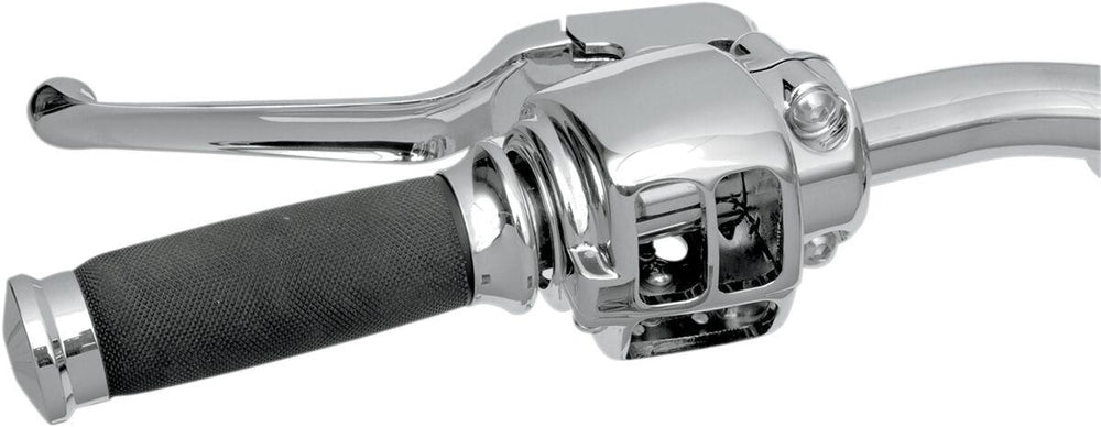 Drag Specialties Handlebar Control Kit with Mechanical Clutch For Harley Davidson FLHR 1340 1996-1998 - Chrome