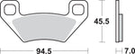 SBS ATS All-Terrain Sintered Rear Brake Pads For Arctic Cat Textron 250 2X4 2006