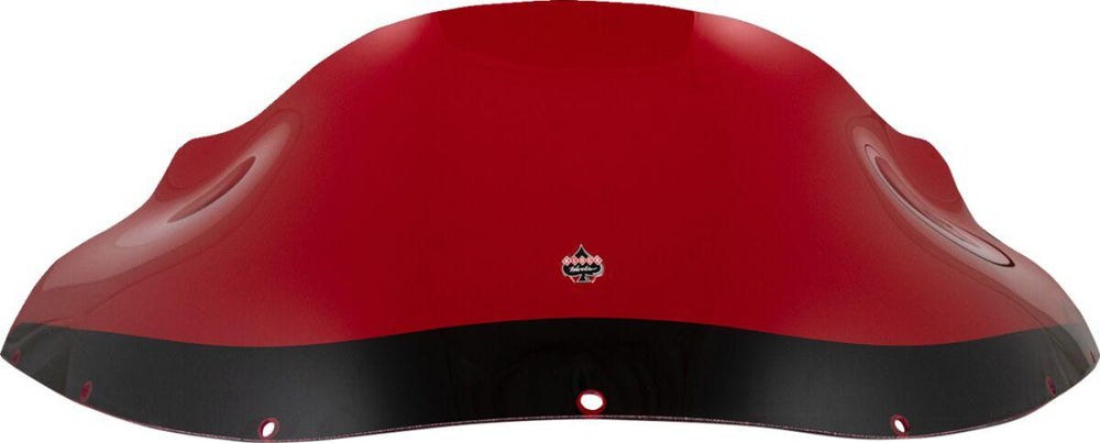 Klock Werks Kolor Flare Windshield For Harley Davidson FXRP 1340 1984 23 cm (9") - Red