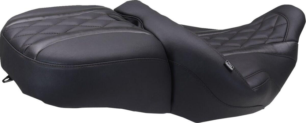 Mustang Deluxe Touring Seat For Harley Davidson FLHX 1923 ABS 2024-2026 - Black