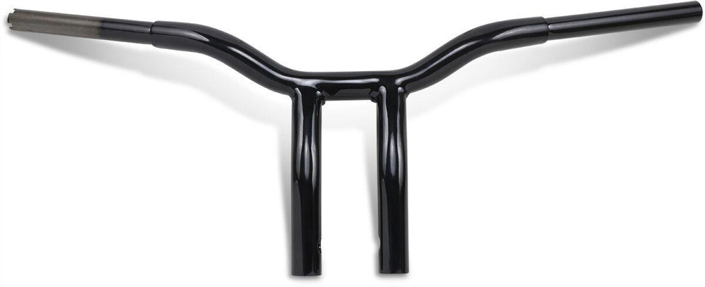 LA Choppers Kage Fighter Welded Bent-Riser Handlebar 25.5 cm (10") - Black