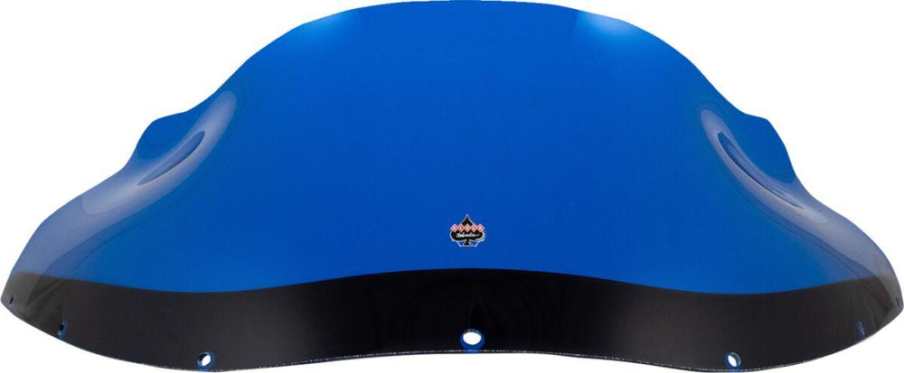 Klock Werks Kolor Flare Windshield For Harley Davidson FXRP 1340 1984 23 cm (9") - Blue
