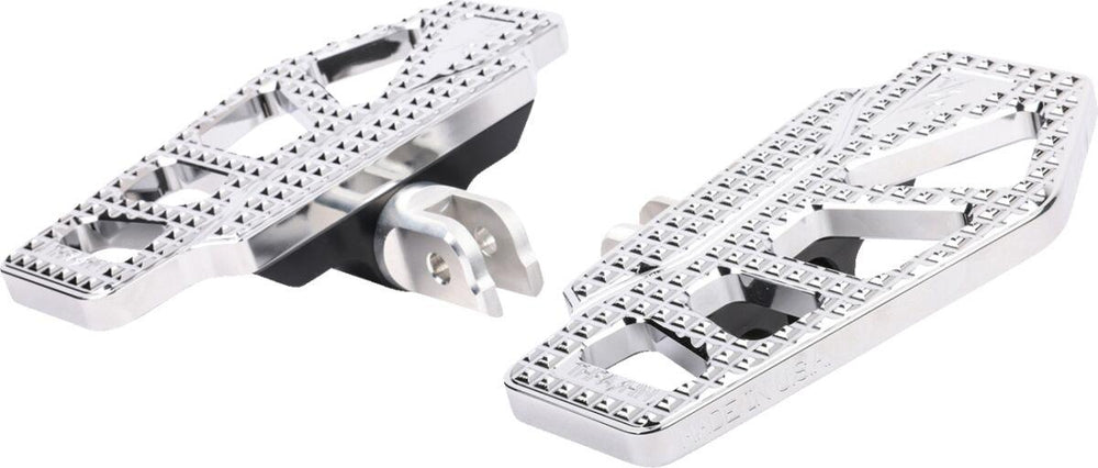 Thrashin Supply Co Apex Mini Floorboards For Harley Davidson FLDE 1750 2018-2020 - Chrome
