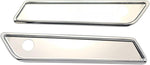Pro-One Saddlebag Latch Covers For Harley Davidson FLHR 1690 2014-2015 - Chrome/Silver