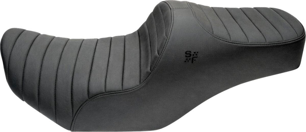Slyfox Chariot Seat For Harley Davidson FLHX 1923 ABS 2024-2026 Black Logo/Classic Stitch - Black