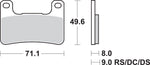 SBS HS Street Excel Sintered Front Brake Pads For Suzuki DL 1000 2014-2020