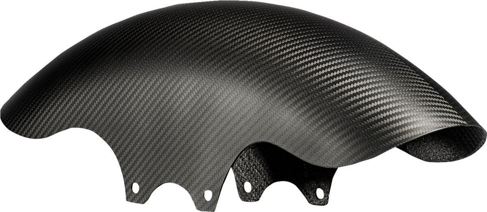 Slyfox Carbon Shorty Fender For Harley Davidson FLH 1868 ABS 2021 48.3 cm (19") Front - Black Matte