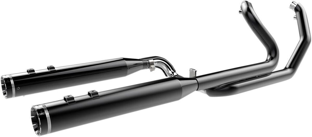 Khrome Werks 2-into-2 Dominator Exhaust System For Harley Davidson FLHR 1584 2009-2011 - Black