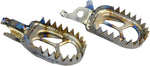 Scar Anti Mud Foot Pegs For Honda CR125 2002-2007 - Titanium