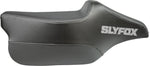 Slyfox 2 Up Race Tall Seat For Harley Davidson FLHR 1584 2008-2011 Carbon Fiber/Silver Logo - Black