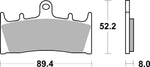 SBS HF Street Ceramic Organic Front Brake Pads For Suzuki GSF 1200 2001-2005