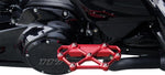 Arlen Ness Diamond Passenger Floorboards For Harley Davidson FLD 1690 2012-2013 - Red