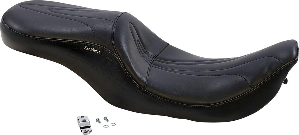 LE Pera Sorrento 2 Up Seat For Harley Davidson FLHR 1450 2002-2006 Stitched - Black
