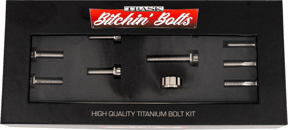 Trask Bitchin Motor Mount Bolts For Harley Davidson FLDE 1750 ABS 2018-2020 - Silver