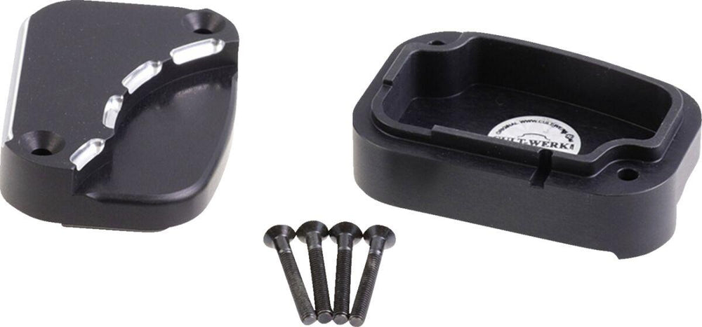 Cult Werk Racing Brake & Clutch Cylinder Covers For Harley Davidson VRSCA 1130 2002-2006 - Black