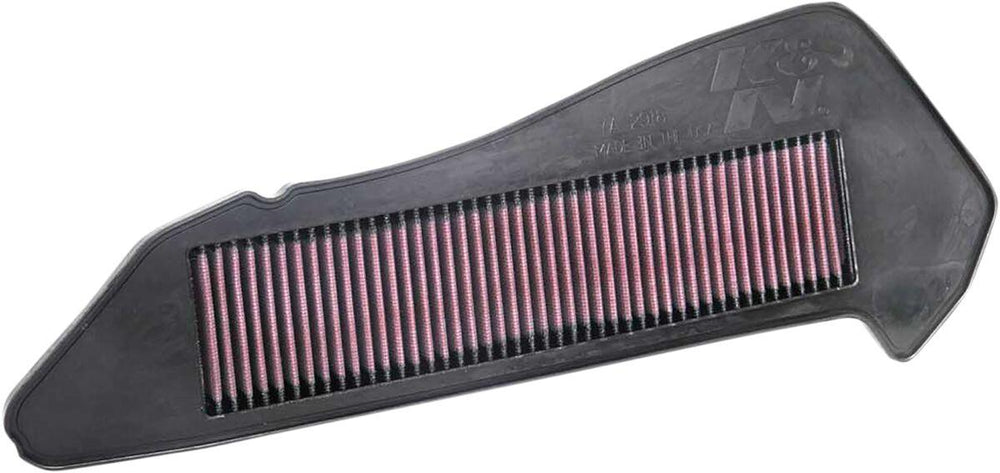 K&N High Flow Air Filter For Yamaha CZD 300 A 2017-2022 - Black Red