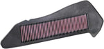 K&N High Flow Air Filter For Yamaha CZD 300 A 2017-2022 - Black Red