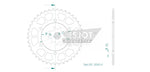 Esjot Standard 520 Sprocket For Triumph Bonneville 900 T100 ABS 2017-2023 Rear Black 41T