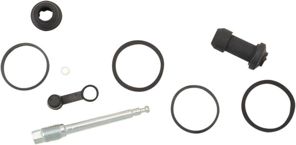 Prox Brake Caliper Rebuild Kit For Kawasaki BN125 2001-2007 - Black/Silver/Stainless Steel