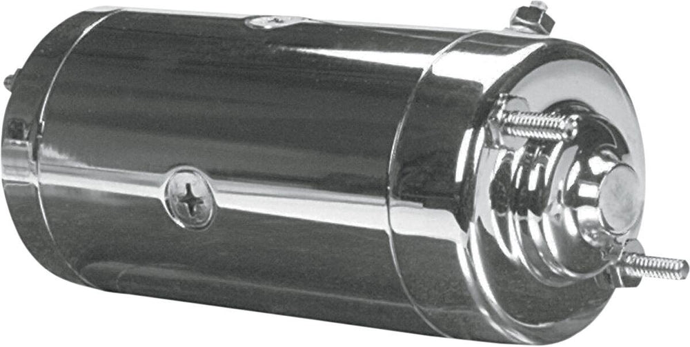 Drag Specialties High Torque Starter Motor For Harley Davidson FL 1200 1970-1977 - Chrome