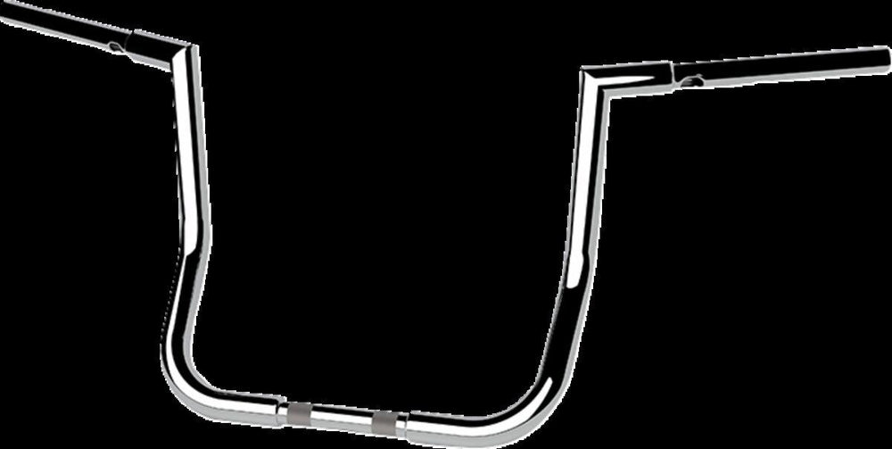 LA Choppers 1-1/4" Twin Peaks Touring Handlebar For Harley Davidson FLHTCUTG 1868 ABS 2024 35.5 cm (14") - Chrome