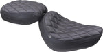 Mustang Tripper Diamond Solo Seat For Honda CMX300 Rebel 2017-2024 - Black