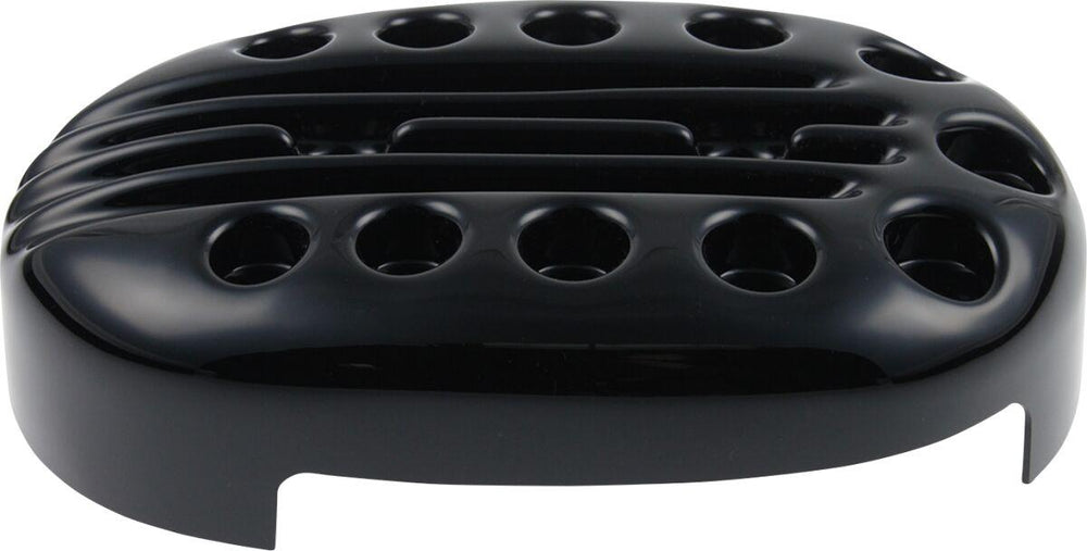 Cult Werk Slotted Air Filter Cover For Harley Davidson XL1200C 2004-2015 - Black