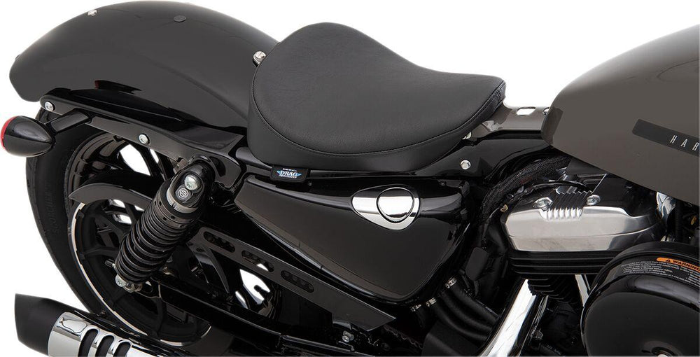 Drag Specialties Bobber Solo Seat For Harley Davidson XL 1200 C 2010-2020 Smooth - Black