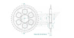 Esjot Standard 520 Sprocket For KTM Duke 125 ABS 2025 Rear Zinc Plated 42T