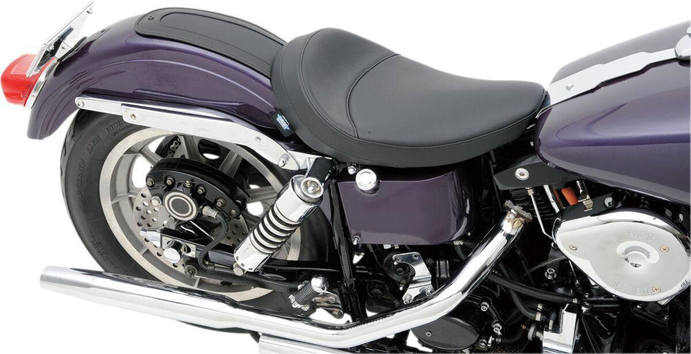 Drag Specialties Wide Solo Seat For Harley Davidson FL 1200 1958-1977 - Black