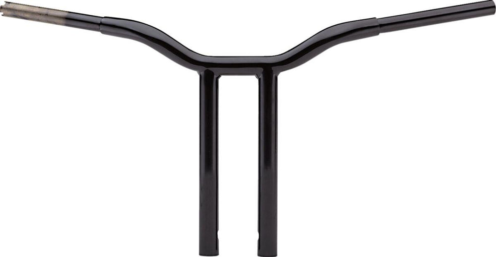 LA Choppers Kage Fighter Welded Straight-Riser Handlebar 35.5 cm (14") - Black