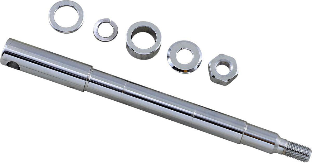 Drag Specialties Front Axle Kit For Harley Davidson FXD 1340 1995-1998 Front - Chrome Silver