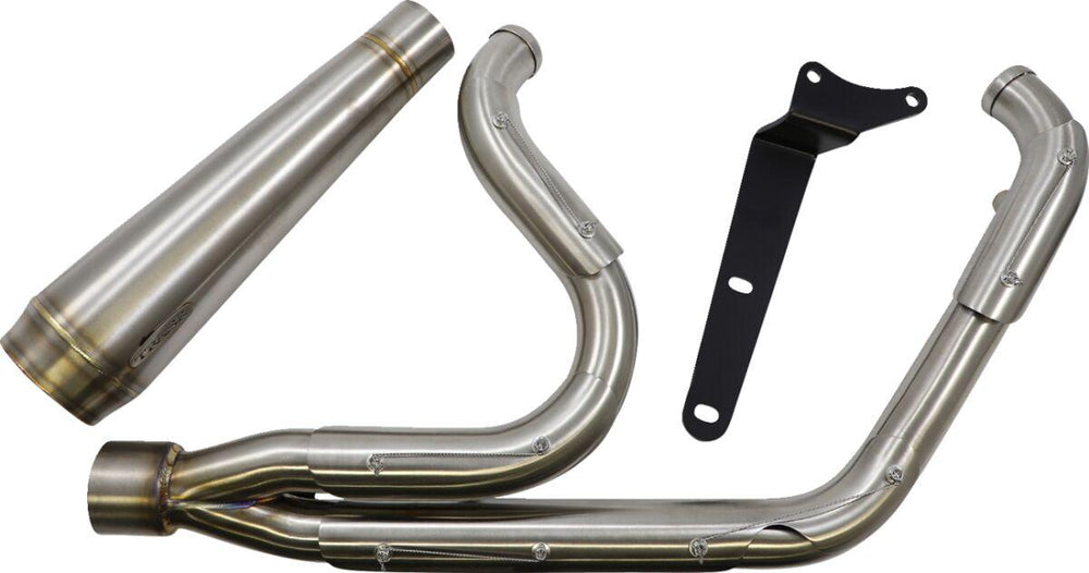 Trask Assault 2:1 Exhaust System For Harley Davidson FLHR 1584 2007-2008 - Stainless Steel