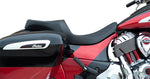 Drag Specialties Low-Profile Touring Seat For Indian Chief 111 2014-2020 Black Stitching Double Diamond - Black