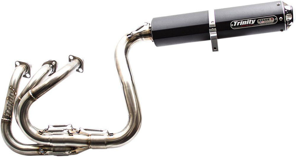 Trinity Racing Stage 5 Dual Exhaust System For Yamaha YXZ 1000 R 2016-2025 - Black