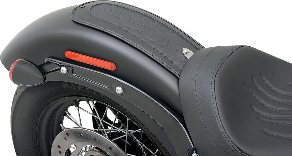 Drag Specialties Fender Skin For Harley Davidson FLDE 1750 ABS 2018-2020 Rear - Black/Flame